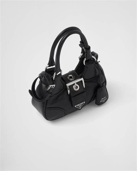 prada nappa hobo fringe|Black Prada Moon Padded Nappa.